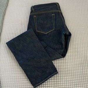 Men's Dark Blue Straight Jeans
